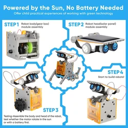 Robot solar educativo 12 en 1 para niños - Kit STEM