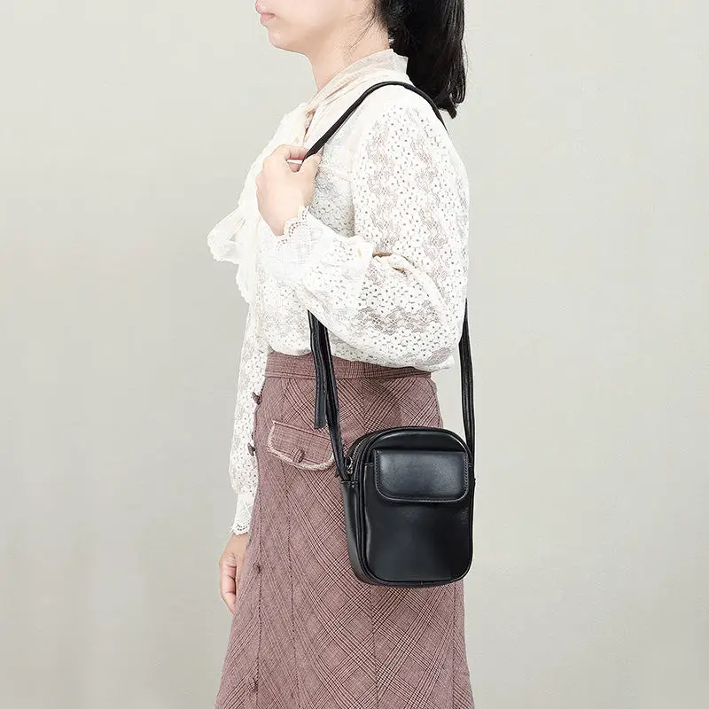 Nuevo bolso de mano de PU para mujer, bolso de hombro con textura, bolso cruzado de moda versátil, bolso deportivo de marca a la moda para teléfono, bandolera de viaje