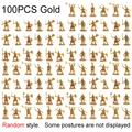 100PCS Gold