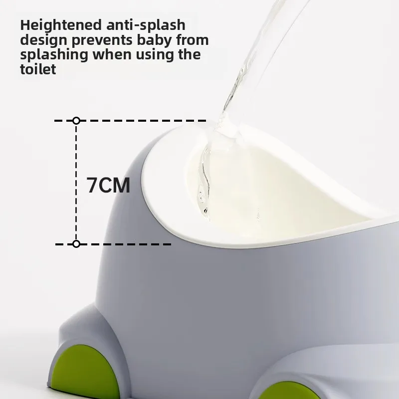 Inodoro de entrenamiento para orinal montado en la pared para niños, urinario de pie 2 en 1, a prueba de salpicaduras, fácil de limpiar, orinal que ahorra espacio - imagen 4