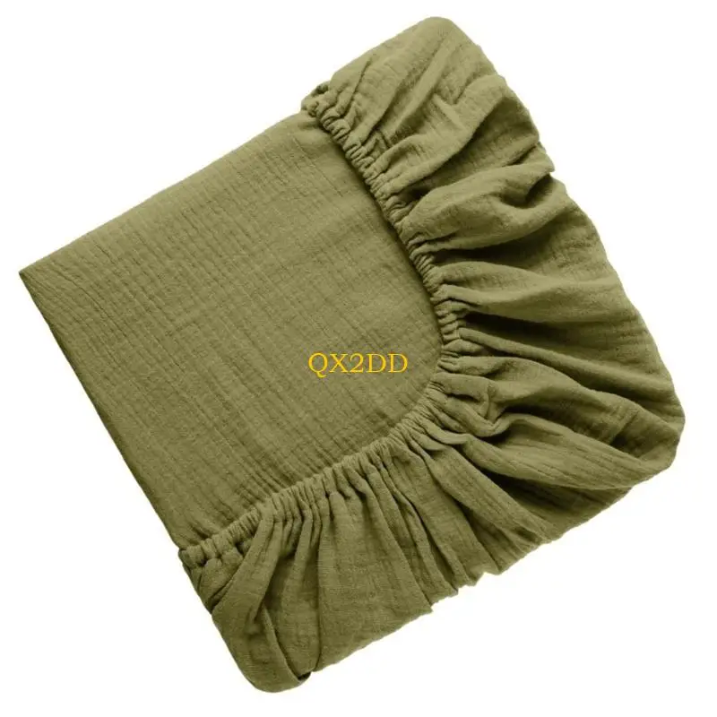 QX2D, 1 o 4 Uds., Sábana bajera ajustable para recién nacidos, protectores cama para bebés, funda transpirable para Moisés, - imagen 3