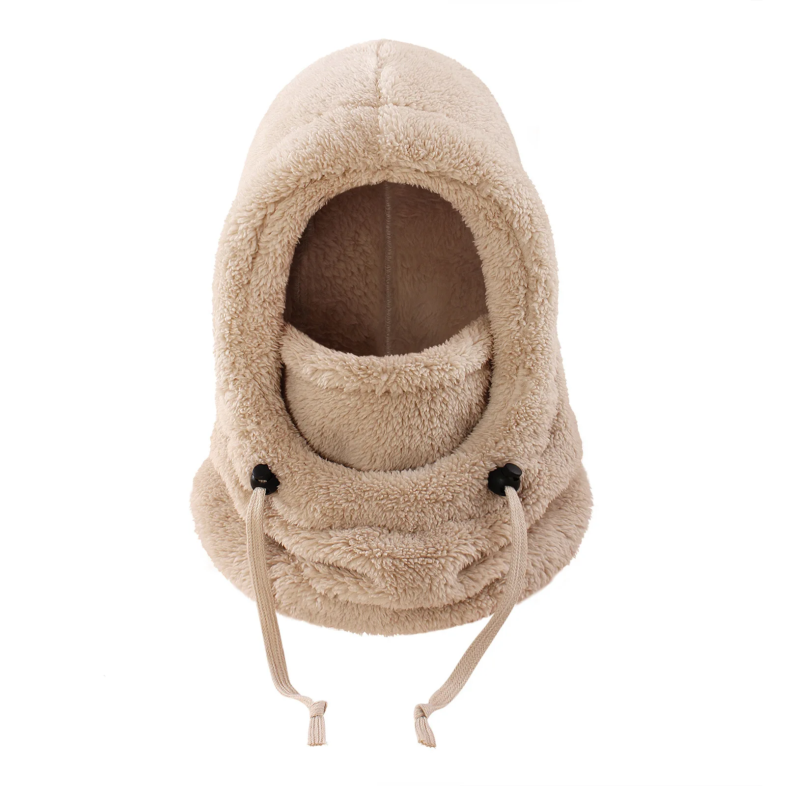 Gorro de felpa con máscara facial para niños – Protección invierno - imagen 4