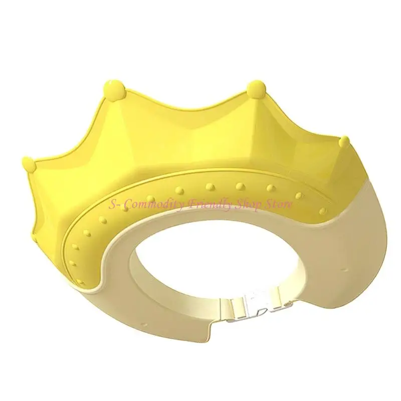 Gorro impermeable para Baby Shower 85AE, diadema ajustable para proteger oreja, accesorio baño suave para niños pequeños - imagen 2