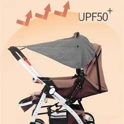 Toldo universal para cochecito bebé con protección UV y lluvia
