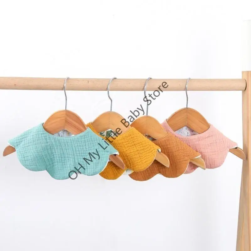 M76C Babista bebé 6 capas para recién nacidos Babero babeo suave y transpirable - imagen 5