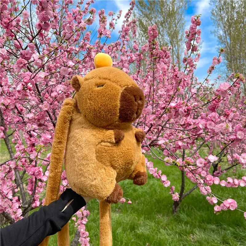 Mochila de peluche con muñeca de dibujos animados para niños y niñas - imagen 5