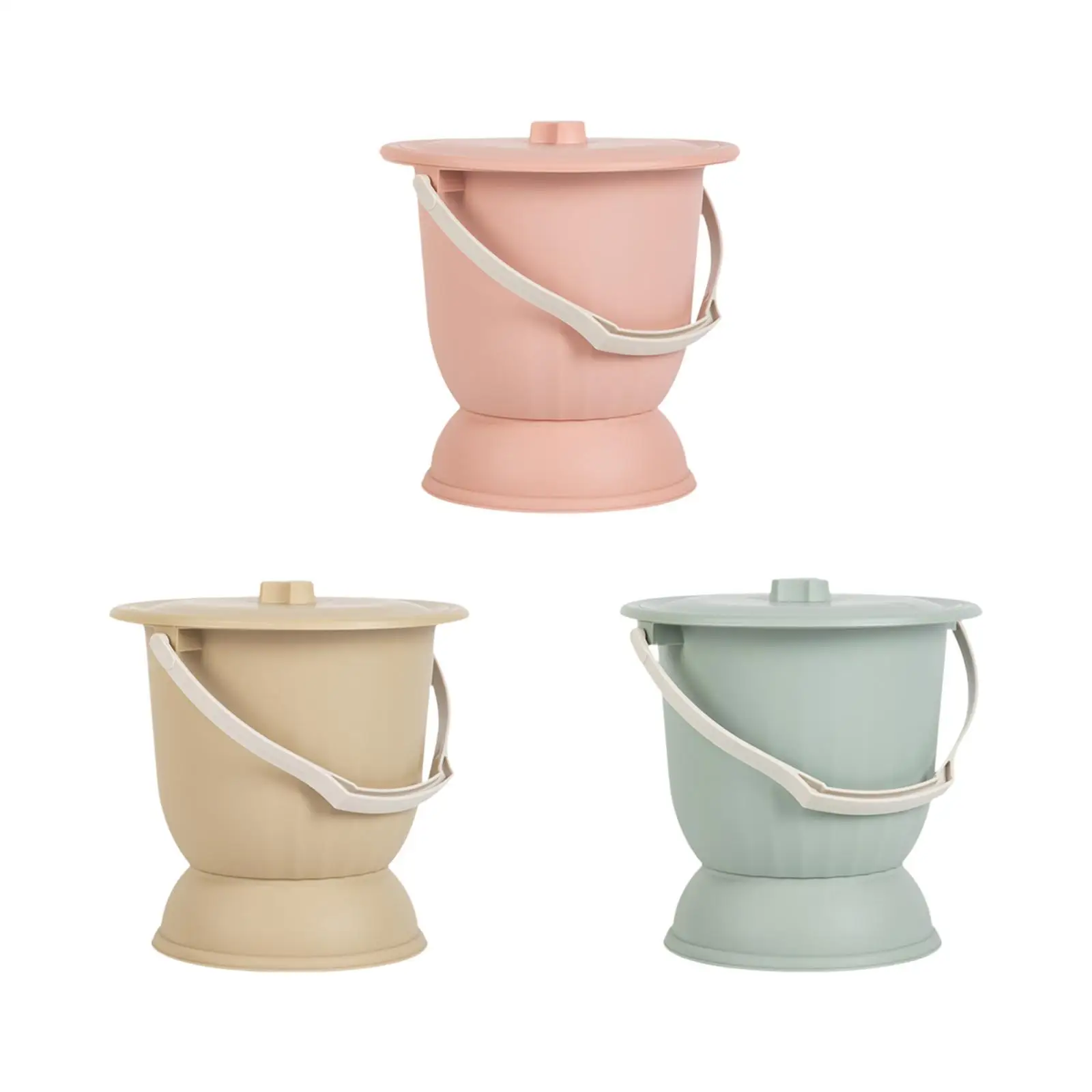 Chamber Pot Toilet Spittoon Urinal with Lid for Kids Adults Female Male Home