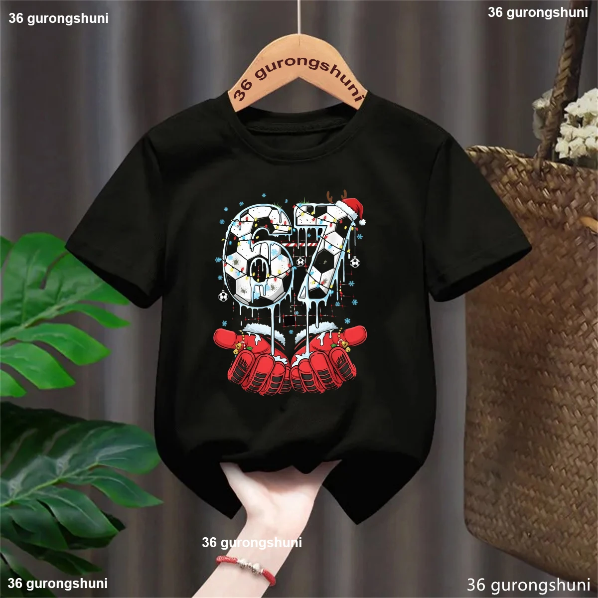 Camiseta Brainrot Six Seven Meme – Futbolista italiano estilo kawaii para niño - imagen 4