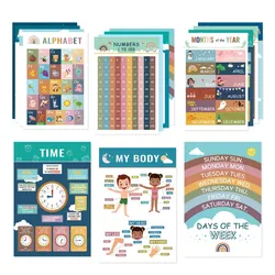 Montessori para educación infantil: juego de tarjetas