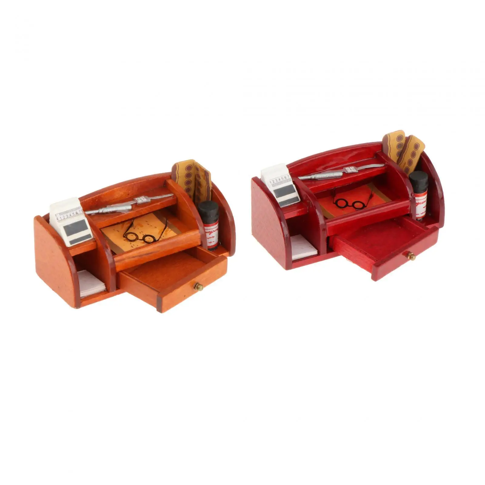 1:12 Dollhouse Mini Office Supplies Rack Gift Furniture Toy Storage Container for Doll House Bathroom Kitchen Living Room Decor