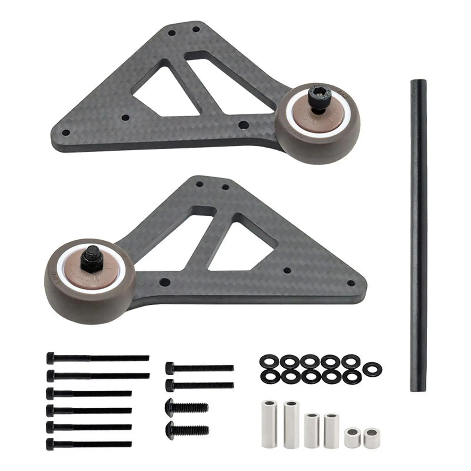 1:7 Scale RC Car Heads Wheel Upgrades Professional Easy to Install Carbon Fiber