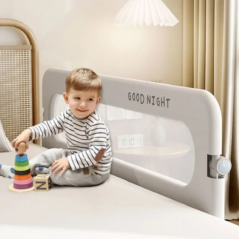 Barandilla de seguridad ajustable para cama de bebé, barrera anticaída para cuna de bebé, pasamanos de parachoques, rieles de seguridad para cama, protección contra caídas para niños