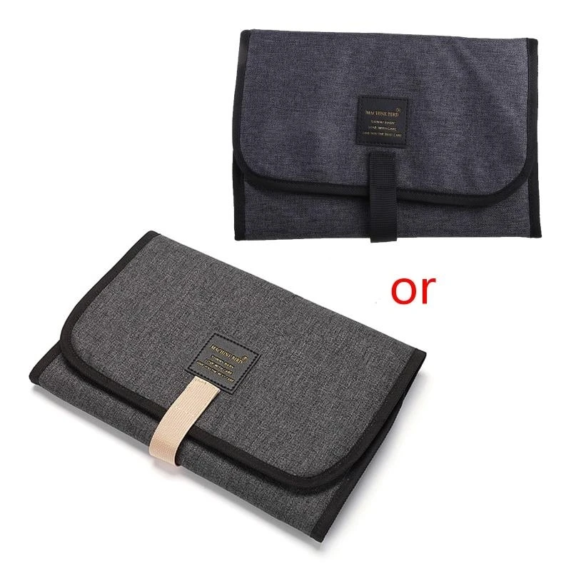 M76C almohadilla plegable para cambiar pañales bebé, impermeable, alfombrilla para cambiar pañales para recién nacidos, hoja - imagen 3