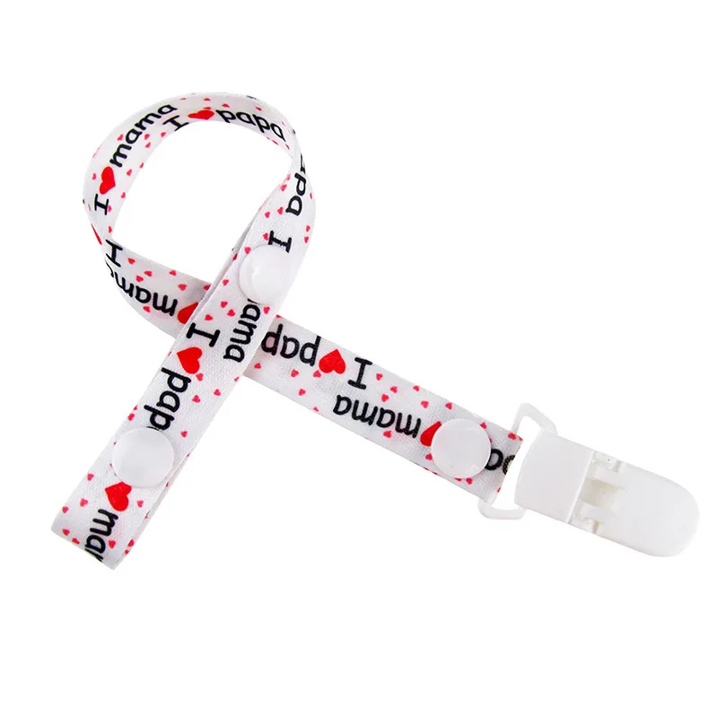 Clips para chupete de bebé, cadena de Material cómodo, soporte con Clip para chupete, pezones, Clip para chupete de dibujos animados, 1 ud.