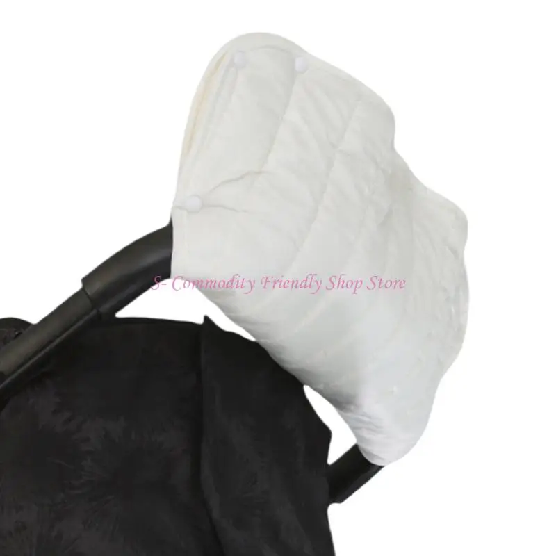 85ae Guantes barra cochecitos a prueba viento accesorio invierno a prueba clima - imagen 3