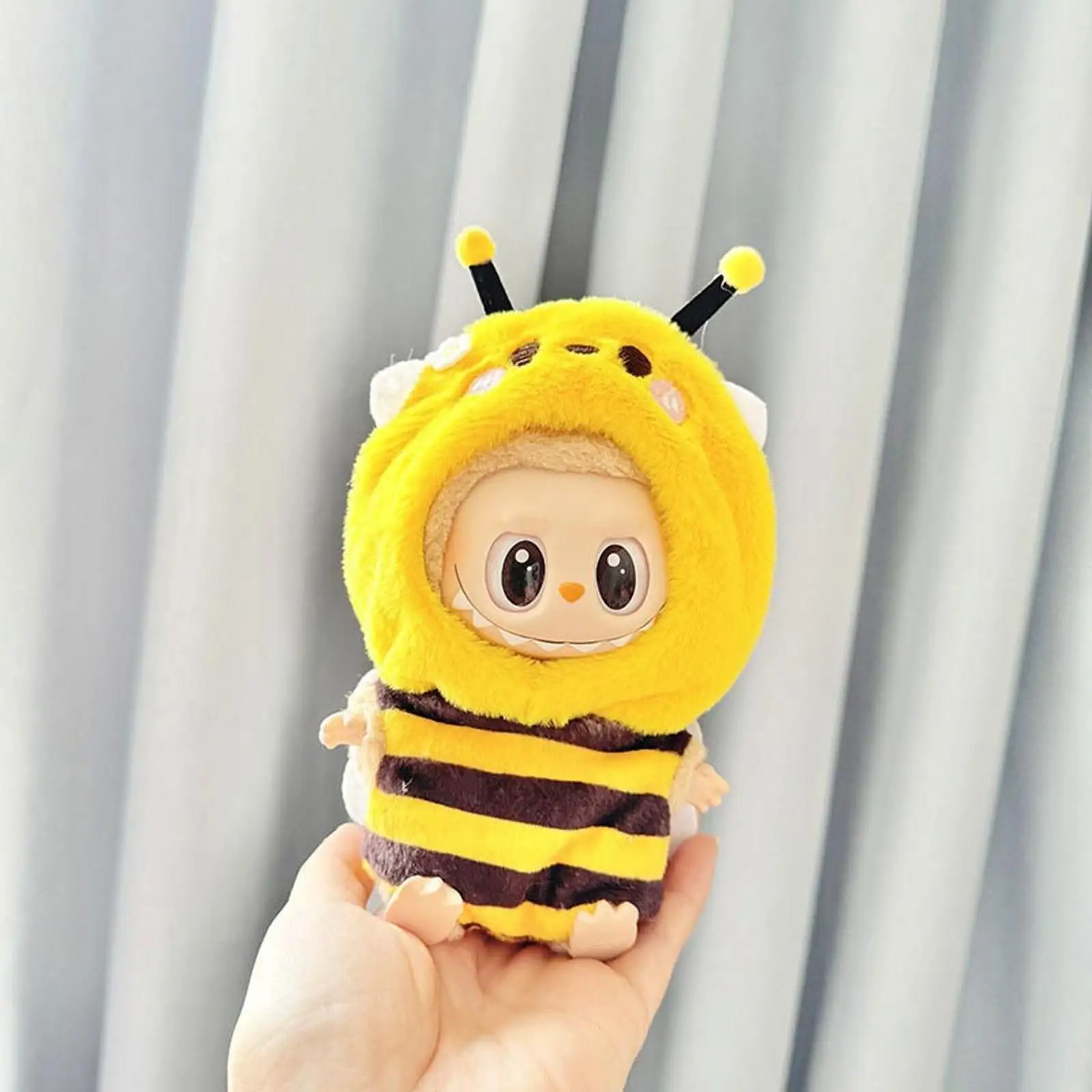 Doll Bee Jumpsuit Costumes Photo Props Adorable Comfortable Doll Accessories Dress up Pendant Doll Outfits for 5.91inch Doll
