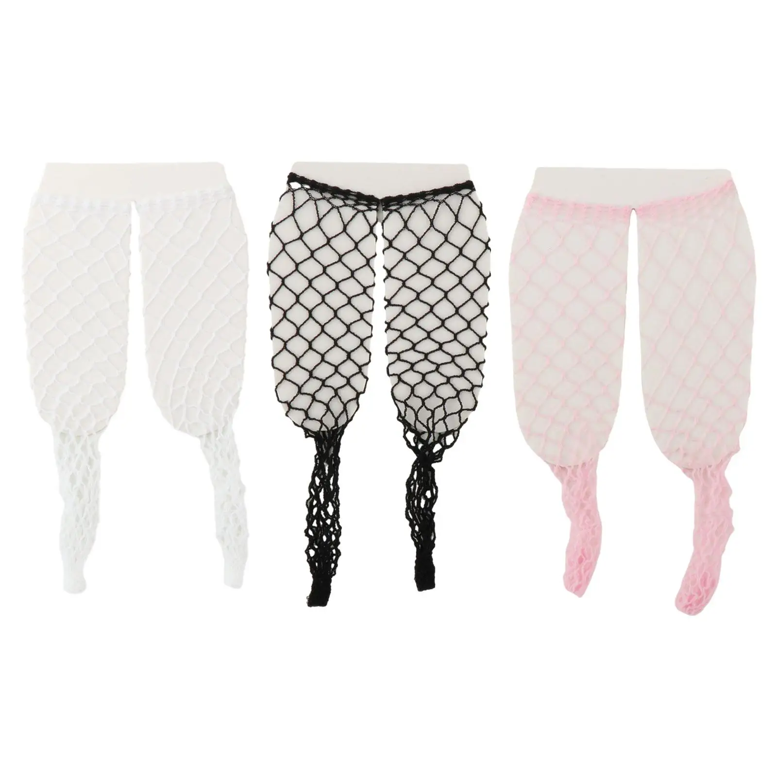 1/6 Scale Fishnets Thigh High Stocking Female Seamless Sock Doll Legging for 12'' inch Female Soldier Action Figures Accessory