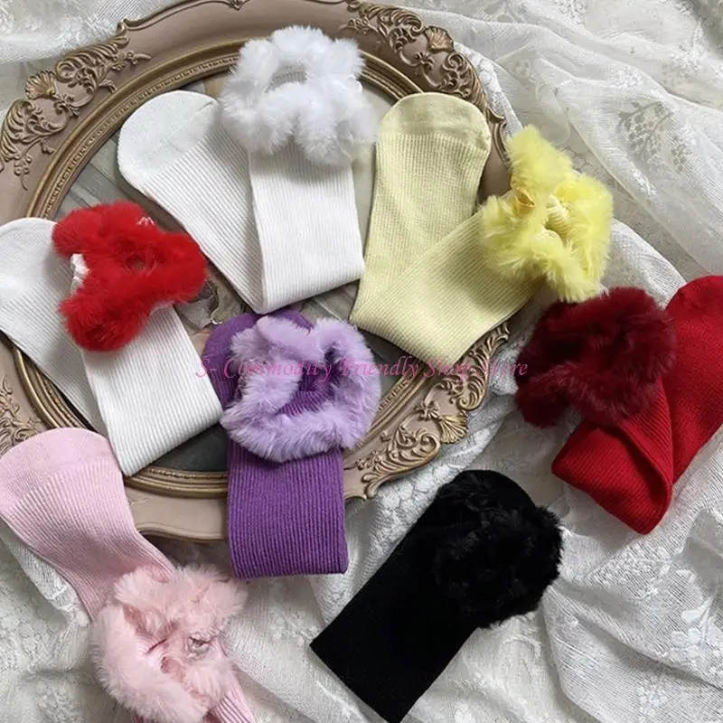 85AE Calcetines elegantes y cómodos en tubo hasta rodilla Calcetines apilables - imagen 5