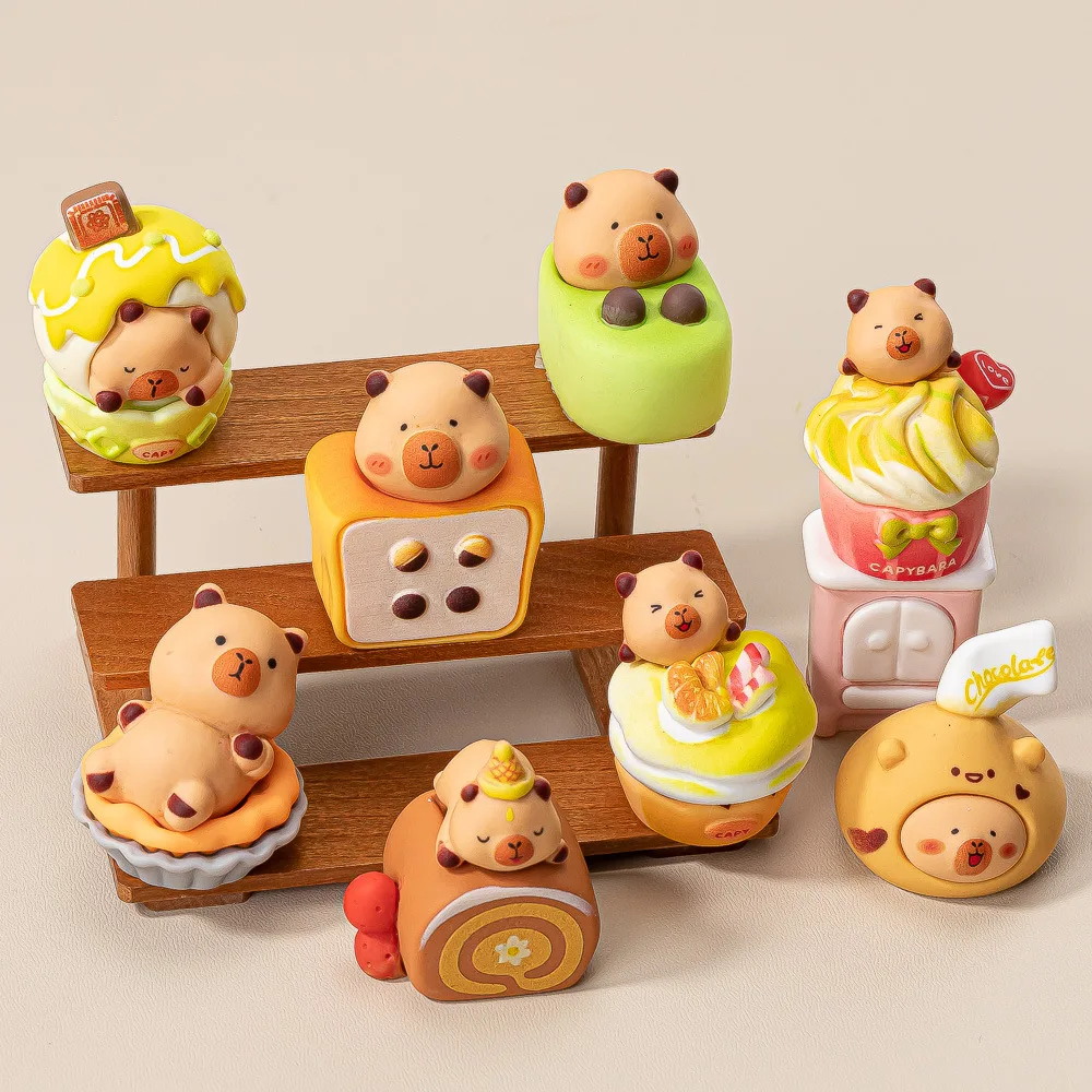 Figuras mini de capibara para decoración y regalo fanáticos - imagen 4