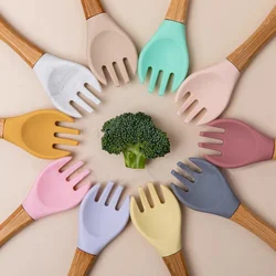 Cuchara de silicona blanda para bebé – Alimentación segura