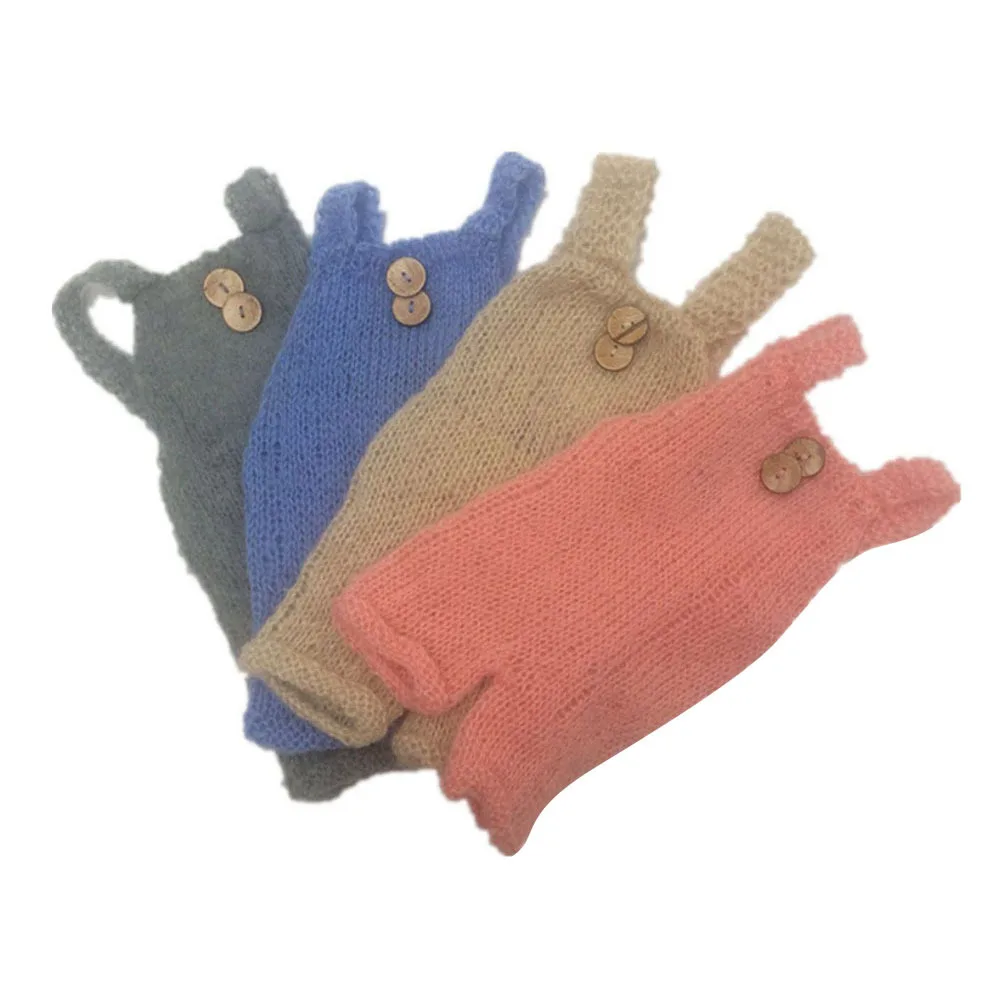 Pantalón con tirantes para recién nacido, accesorios de fotografía para bebé de 0 a 3 meses, color rosa, accesorios para fotografía infantil, pantalón con tirantes para bebé, disfraz para recién nacido - imagen 2