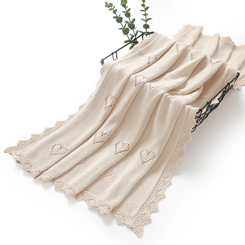 Mantas tejidas para bebé, 90x70cm, algodón ultrasuave, edredón para recién nacidos, niños y niñas, cochecito, ropa de cama, manta envolvente, cosas para dormir - imagen 4