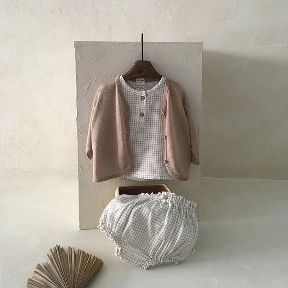 Veste légère à manches longues pour enfants, cardigan coréen pour bébés garçons et filles, manteau décontracté pour bébé, document solide, été, 0 à 3 ans - imagen 4