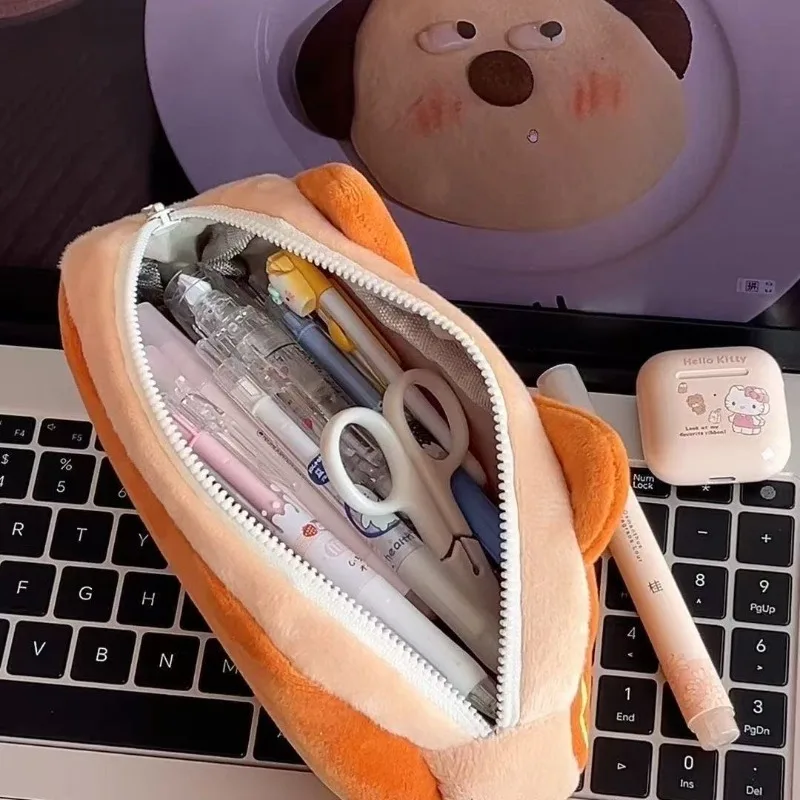 Estuche para lápices gato con gran capacidad escolar para niños