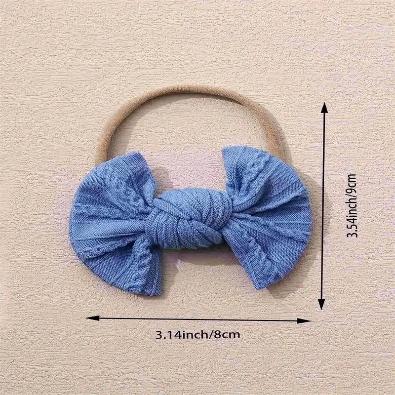 Diademas elásticas con lazo para bebé y recién nacidos - imagen 5