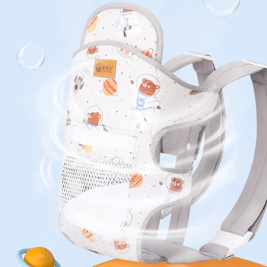 Portabebés ajustable, abrazo frontal, abrazo Horizontal, herramienta de transporte ergonómica para bebé, portabebés para exteriores para las cuatro estaciones - imagen 5