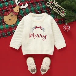 Jersey de Navidad para bebé – Suéter térmico invernal acogedor y suave