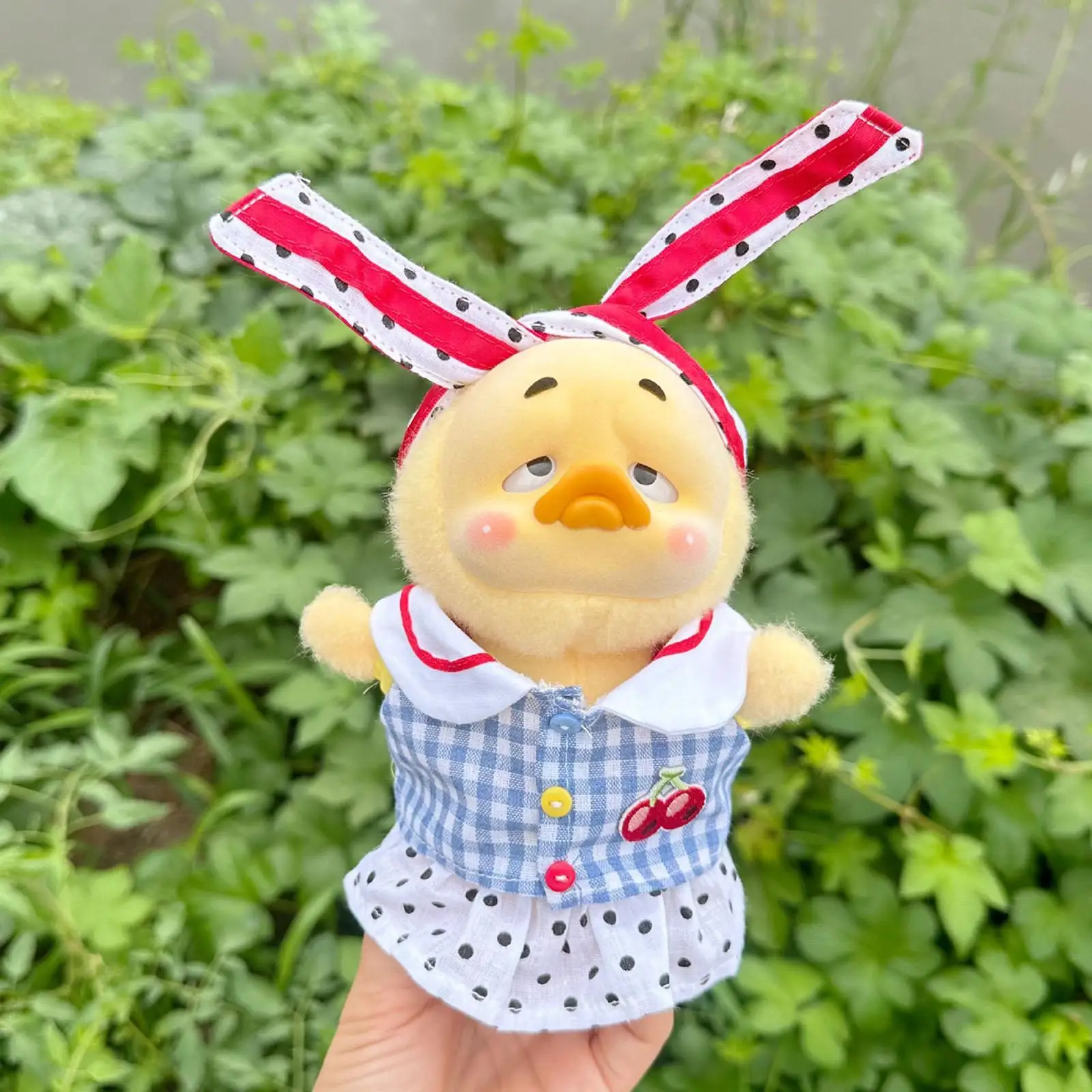 Doll Tops and Suspender Skirt Photo Props Soft Plush Doll Accessories Costume Accessory for 15cm Pendant Dolls Kids Adults Gifts