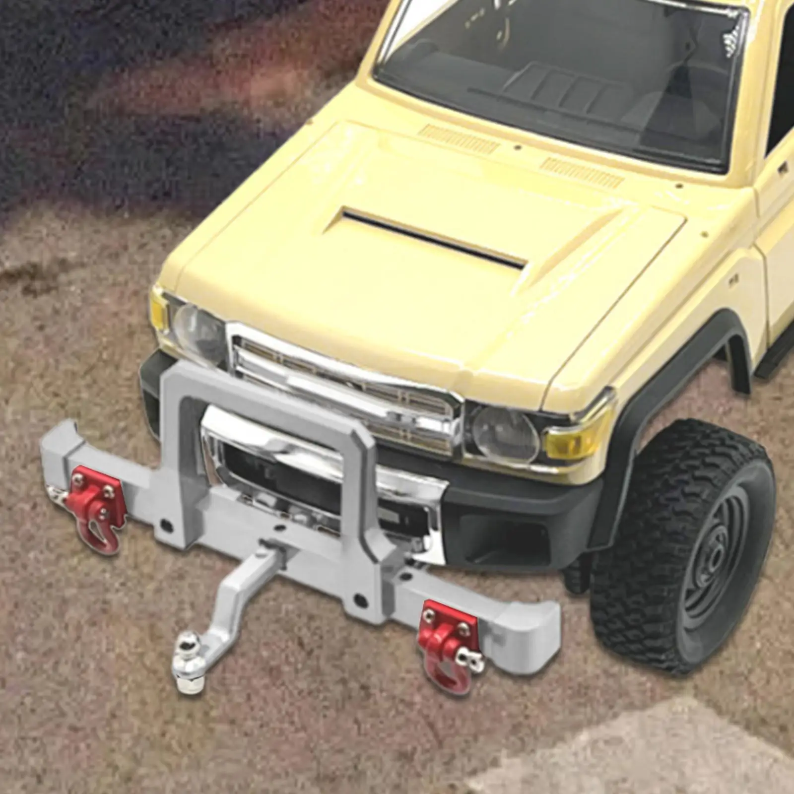 1/12 RC Front Rear Guard,Upgrade Part,Sturdy Easy to Install Replacement Accessory for MN82 LC79 1:12 RC Crawler Cars DIY