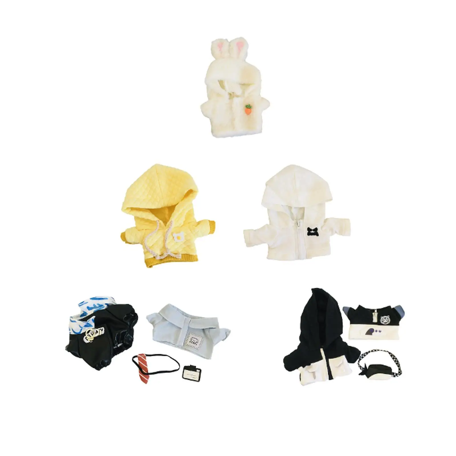 Dolls Clothes Miniature Clothing for 20cm Dolls Dress up Thanksgiving Gifts Dolls Clothes Miniature Clothing for 20cm Dolls Dress up Thanksgiving Gifts