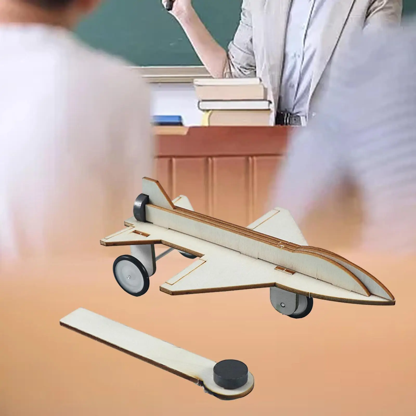 DIY Magnetics Aircraft Toys Hands on Ability Handmade for Teaching Props Kids
