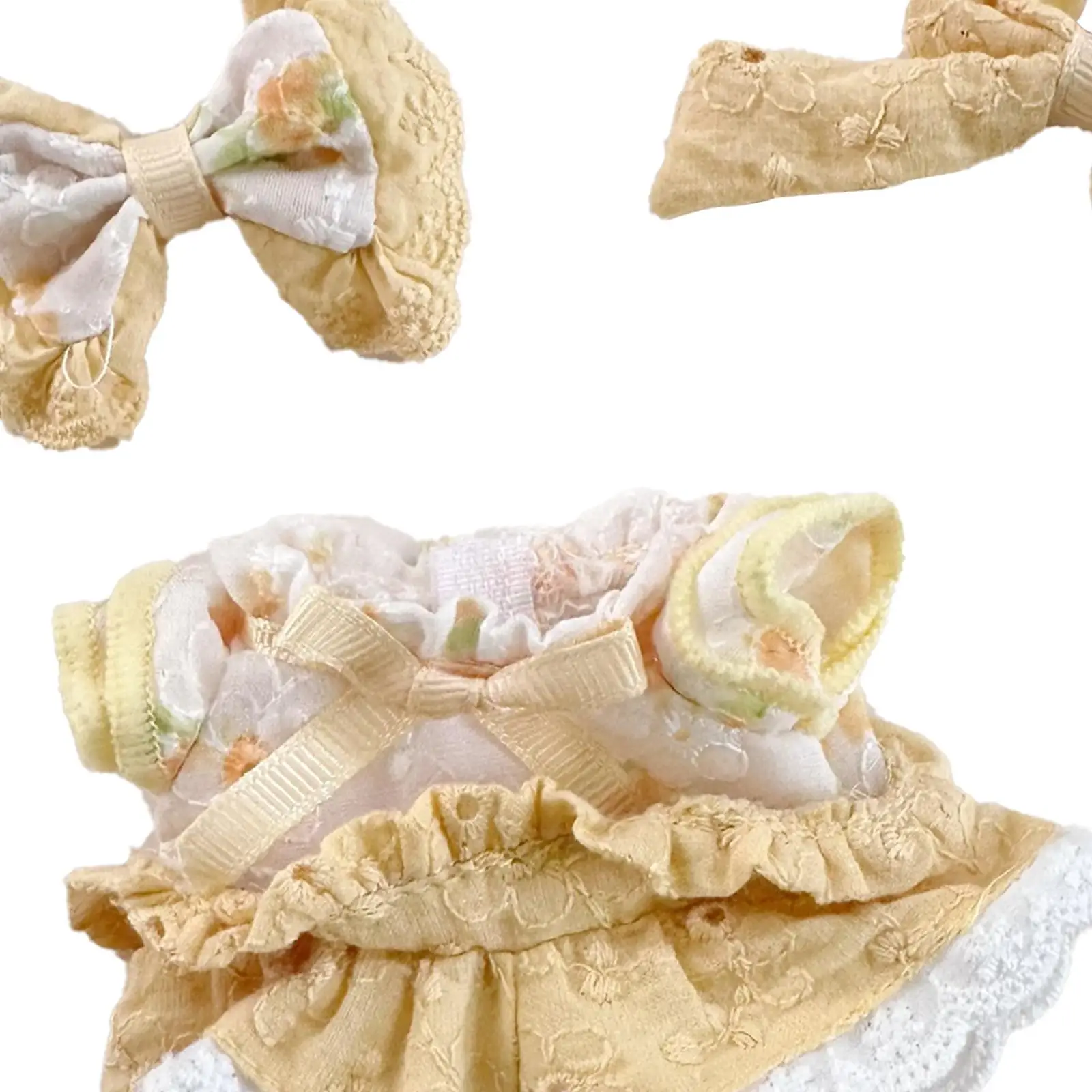 15cm17cm Doll Dress Cute Handmade Clothing Kids Pretend Play Doll Costume Collectible Doll Apparel for Birthday Kids Party Gift