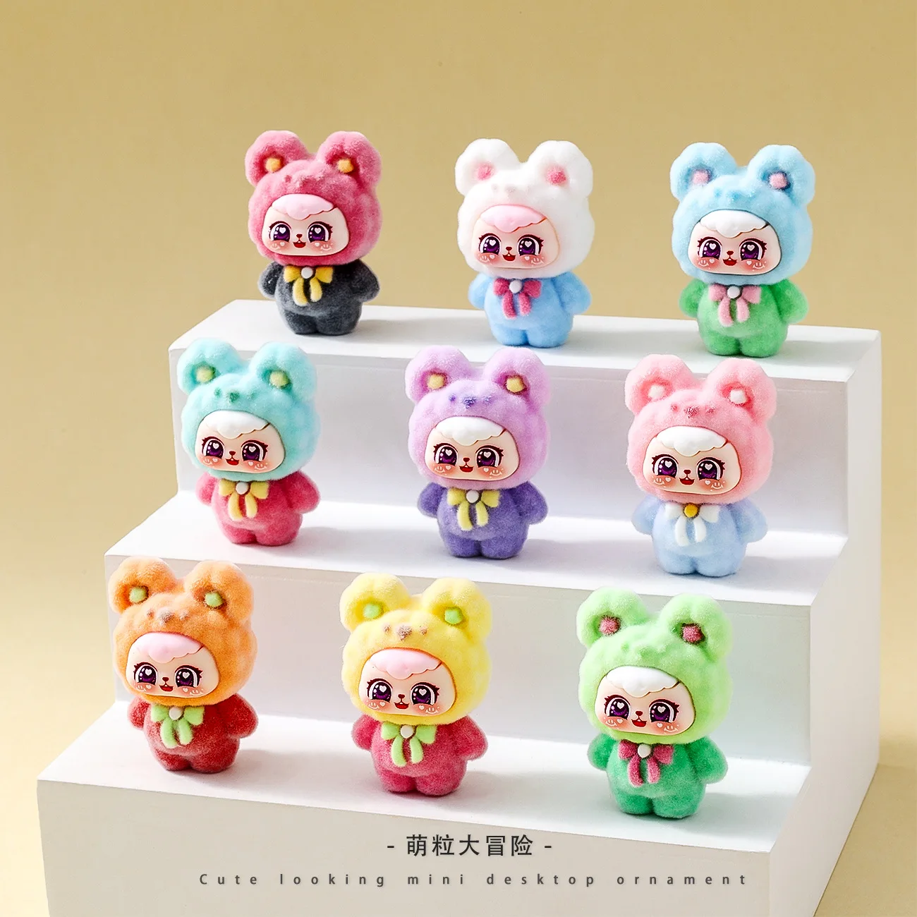 9 pièces/ensemble Doubao Figure jouet Mini ours Figurine décoration de bureau ornements jouets garçons filles cadeaux de noël