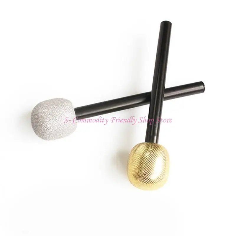 85AE 4 Piezas Accesorios Micrófonos con Purpurina para Presentadores Juegos y Decoraciones para Fiestas Decoraciones para - imagen 5
