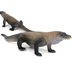 Juguete educativo Komodo: figurita de lagarto gigante para niños
