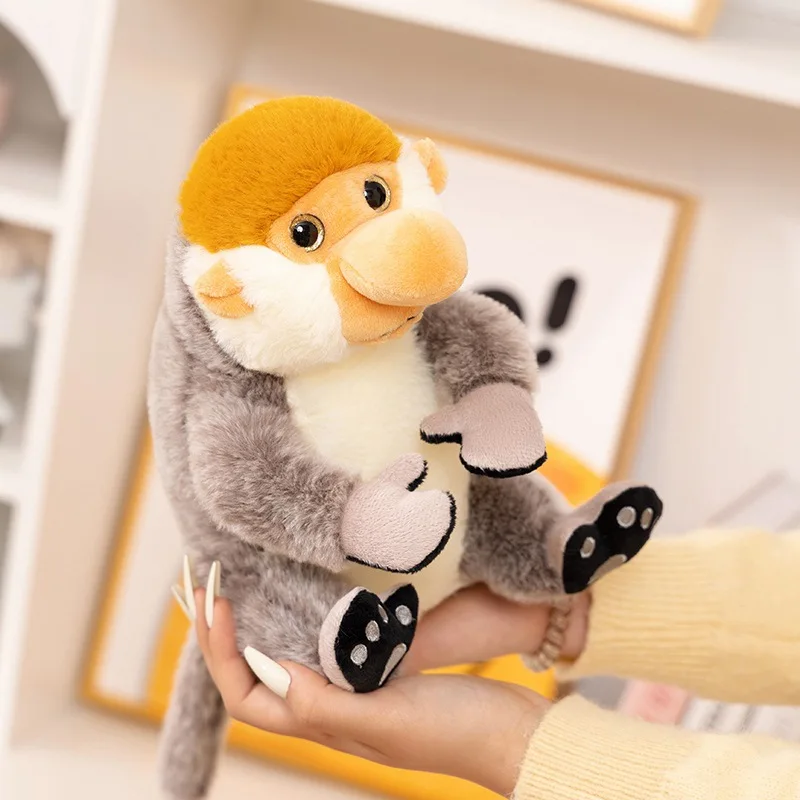 Peluche de mono suave para habitación infantil – Juguete decorativo - imagen 3