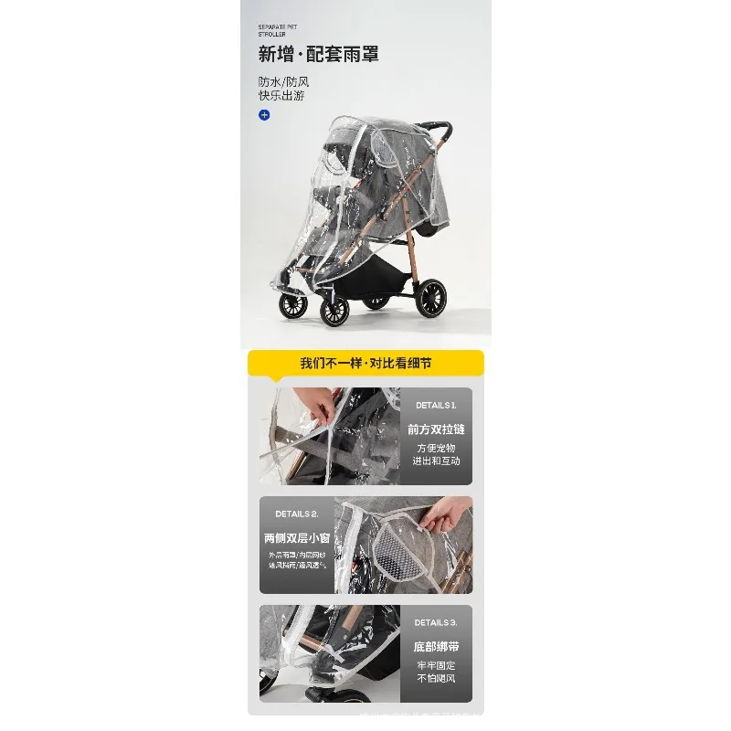 Cochecito bebé plegable para sentado y tumbado – Seguro además cómodo - imagen 3