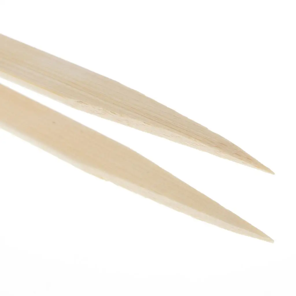 Pinzas de ropa de madera sin pintar de bambú para manualidades - imagen 5