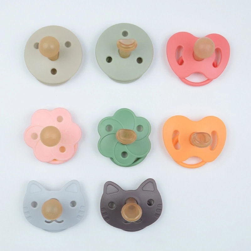 QX2D Baby Silicone Puppiier Flower Pacificadores Bibs - imagen 2