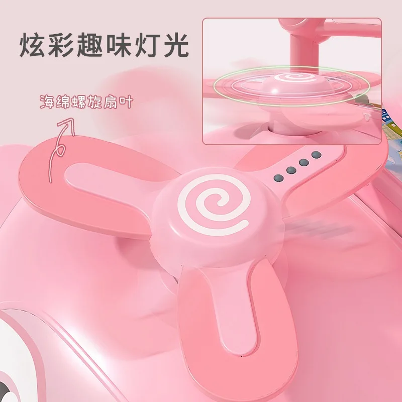 Andador de bebé multifuncional con música para niños, andador de empuje manual antivuelco para caminar - imagen 5