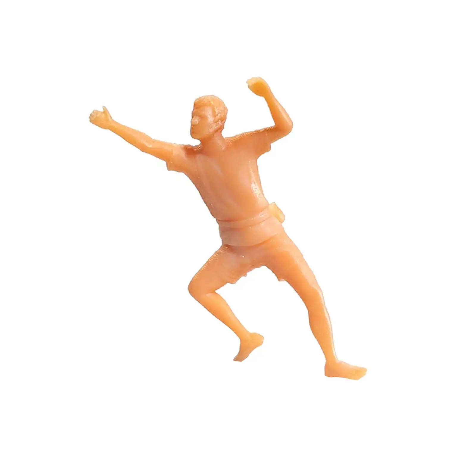 Figuras de personas trepadoras a escala 1/64, proyectos de bricolaje, escena en miniatura, adorno de escritorio, tren, ferrocarril, Dioramas, modelos, decoración de personas - imagen 4