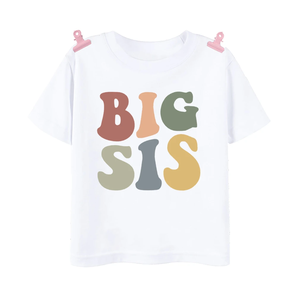 Camiseta a juego para la familia Big Brother Little Brother, ropa para niños y hermanos, camisetas de manga corta para niños, camisetas de verano para niños - imagen 5