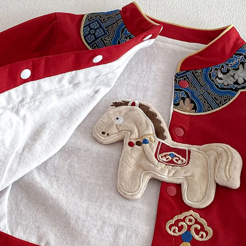 Conjunto de primavera para niña con camiseta manga larga y pantalón - imagen 5