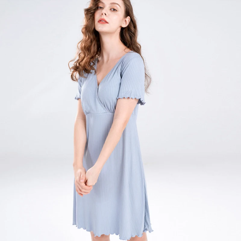 Camisón de lactancia maternidad para verano – hospital