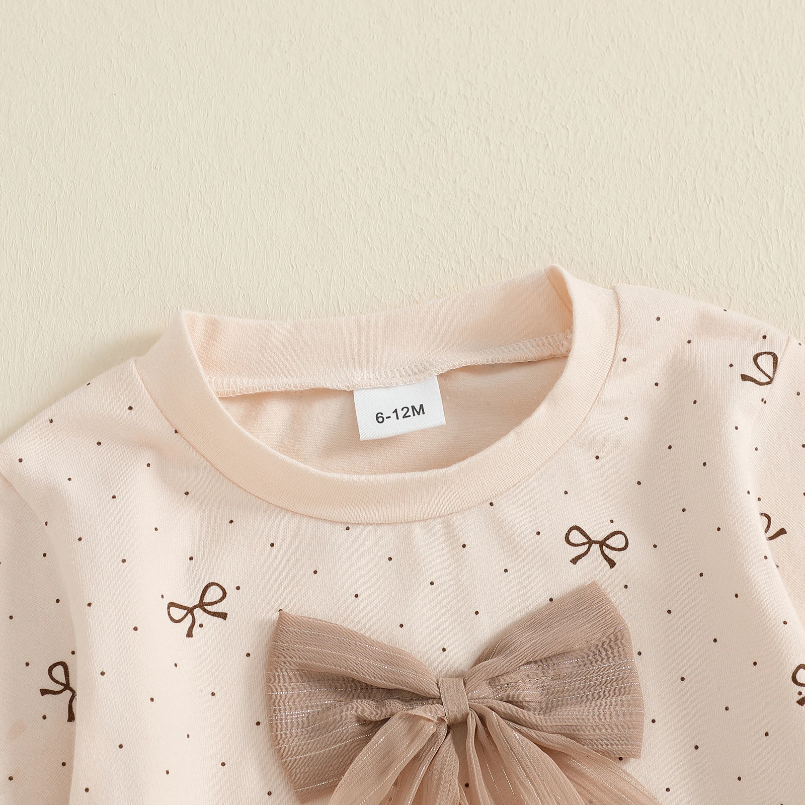 Conjunto otoño niña: jersey manga larga con lazo 3D y pantalón - imagen 5