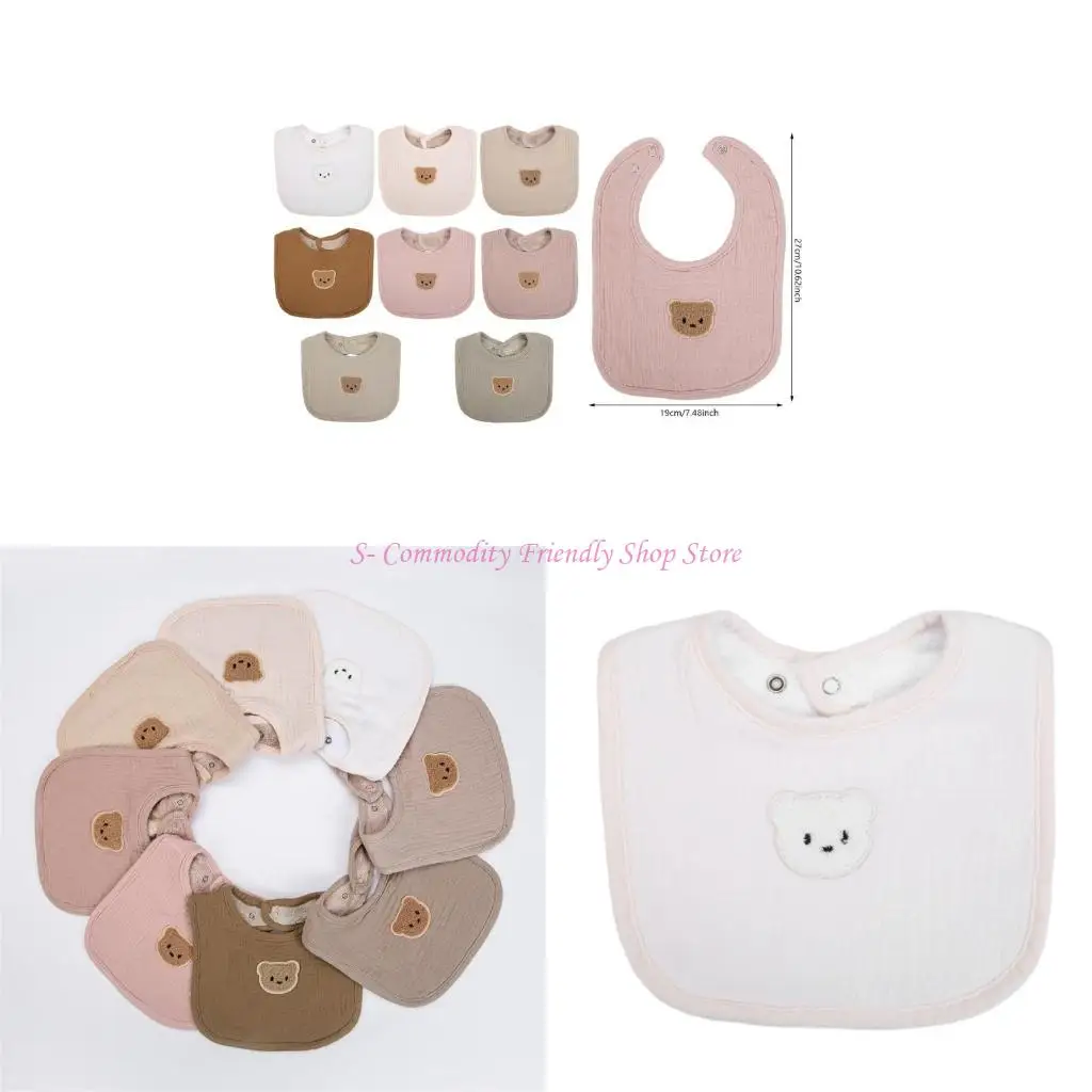 85ae recién nacidos babero suave y cómodo para alimentar y babear toalla saliva infantil para niños para niños pequeños